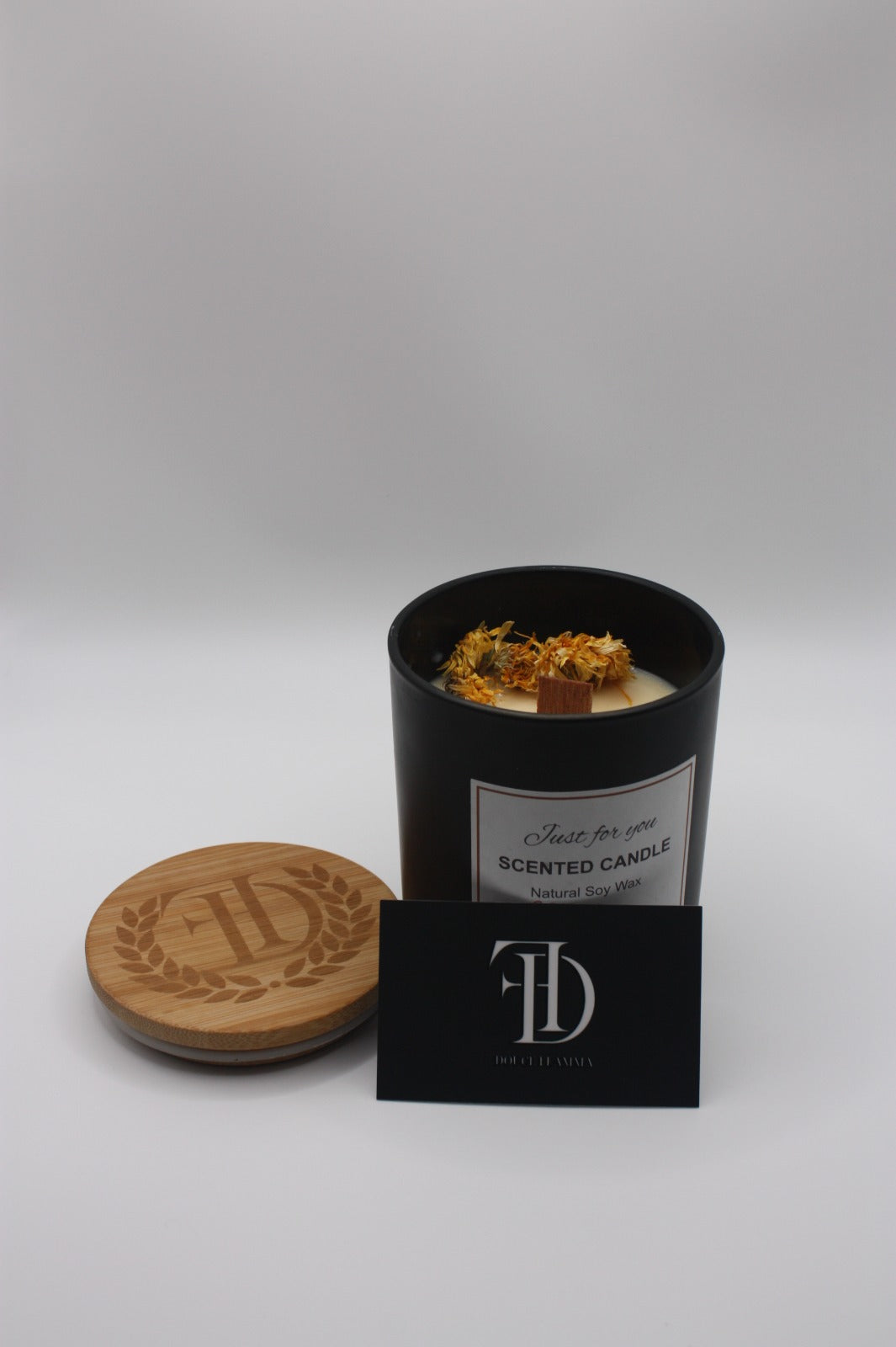 Velas Aromáticas – Cera de Soja & Mecha de Bambú